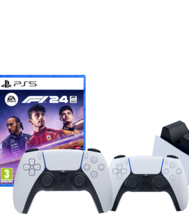 PlayStation 5 Slim Disc Edition + F1 24 + Extra Controller Wit + Oplaadstation