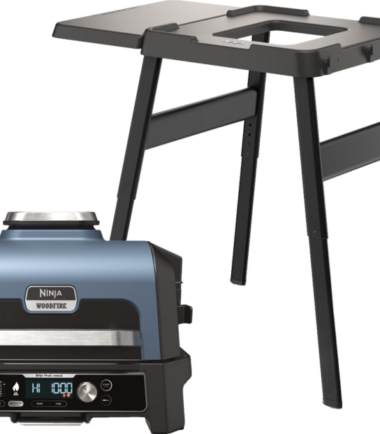 Ninja Woodfire Pro XL Elektrische BBQ Grill en Roker OG901EU + Ninja Woodfire Standaard - Elektrische barbecues