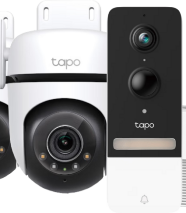 TP-Link Tapo C520WS 2-pack + Smart Battery Video Doorbell D230S1