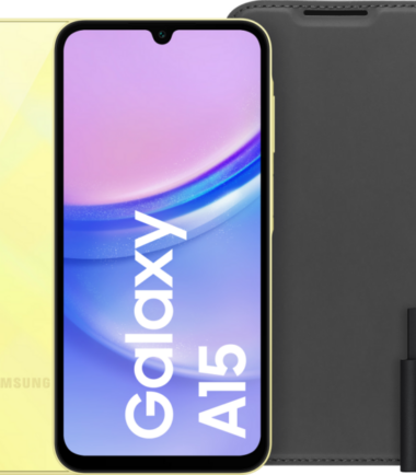 Samsung Galaxy A15 128GB Geel 4G + Accessoirepakket