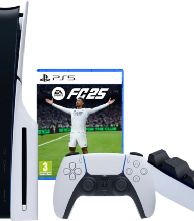 PlayStation 5 Slim Disc Edition + FC 25 + Oplaadstation
