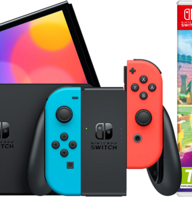 Nintendo Switch OLED Blauw Rood + Zelda: Echoes of Wisdom