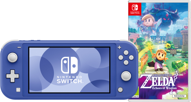 Nintendo Switch Lite Blauw + Zelda: Echoes of Wisdom Nintendo Switch Lite Blauw + Zelda: Echoes of Wisdom