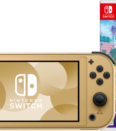 Nintendo Switch Lite Zelda Edition + Zelda: Echoes of Wisdom