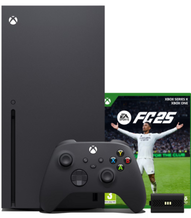 Xbox Series X + EA Sports FC 25 + BlueBuilt Oplaadbare Batterijen