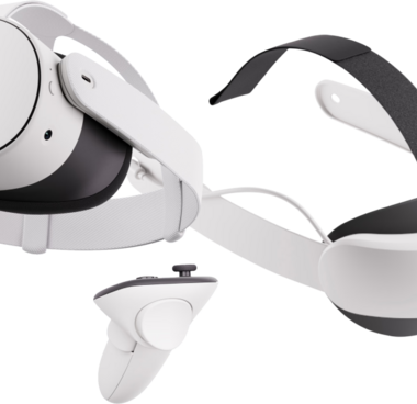 Meta Quest 3S 256GB + Link Cable + Elite Strap met batterij